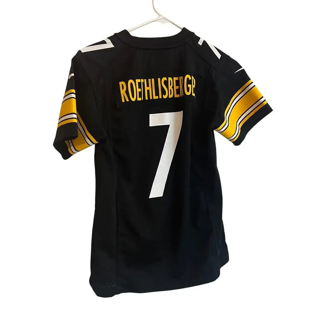 NFL Pittsburgh Steelers Youth Ben Roethlisberger Jersey Size M Football Playoffs